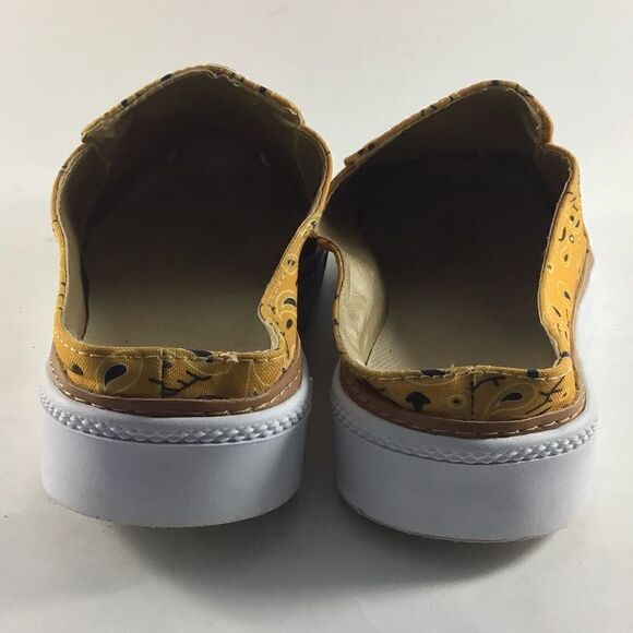 MKS womens maker shoes clogs slip on mules orange size EU 40 US 10 - Picture 3 of 8